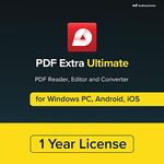 PDF Extra Ultimate | Compete PDF Reader and Editor | Create, Edit, Convert, Combine, Comment, Fill & Sign PDFs | Yearly License | 1 Windows PC & 2 Mobile Devices | 1 User