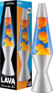 Lava Lamp 14.5" – Orange and Blue Retro Decorative Light