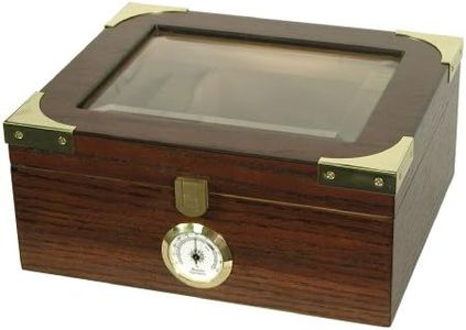 Quality Importers Desktop HUM-25EL Humidor, Capri-Elegant