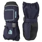 Hestra Baby Zip Long Mitt (Child 1-9yrs) | Waterproof, Insulated Mittens for Toddlers & Kids for Winter & Playing in The Snow - Dark Navy - 2