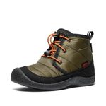 KEEN Howser 2 Chukka Waterproof Boots, Dark Olive/Gold Flame, 3 UK