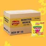 Walkers Monster Munch Roast Beef Snacks Crisps Case of 15x72g