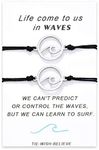 Jeka Wave Bracelets Friendship BFF Bracelets Matching Bracelets Set String Rope Jewelry Gift
