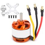 Drfeify D3536 silent motor, almost silent | Strong thrust | several KV values | Replacement accessories for brushless motorized rc aircraft for fixed wing rc aircraft(1250KV)