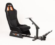 TRONE RS1 Racing Simulator Gaming Chair with Seat & Driving Cockpit for Adults & Teens | Compatible with Logitech G923, G29, G920 | Xbox One, PS4,PS5, PC | Foldable, Adjustable, Carbon Steel Frame