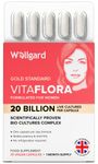 Wellgard Vitaflora Probiotics for Women - Scientifically Proven Bio Cultures for Women’s Intimate Flora, 30 Capsules, Made in UK