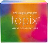 TOPIX - 424 Conversation Starters, Family Dinner Conversation Cards & Date Night Ice Breaker Topics for Married Couple or Old Friends, Recall Our Best Moments