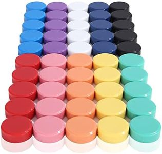50 Piezas Imanes Redondos Multicolores, 10 Colores, para pizarras Magneticas Blancas, frigoríficos, Mapa, para la Oficina o el hogar