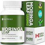 Nutrali ORGANIC MORINGA LEAF Capsules 1200mg High Potency (2 x 600mg) for Liver Detox Cleanse, Gut Health, Hormone Balance – Gluten Free, Non-GMO, Vegan-Friendly Antioxidant Supplement -120 Capsules