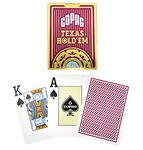 Copag Texas Hold'em Playing Cards - Professional Quality, Durable Plastic, Single Deck.