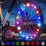 Bicycle Light (1 Wheel) Best Bicycle Lights for Night Riding Mens Bicycle Accessories Adult Bikes Gifts Men Who Have Everything Christmas Stocking Stuffers 5 6 7 8 9 10 11 12 Year Old Boys Girls Kids