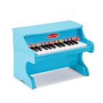 Melissa & Doug Learn-to-Play Piano With 25 Keys and Color-Coded Songbook - Blue | Toy Piano For Baby, Kids Piano Toy, Toddler Piano Toys For Ages 3+