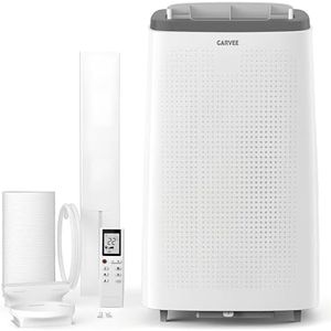 Garvee Portable Air Conditioners 14000 Btu, Remote Control, Dehumidifier, Fan with Digital Display, Up to 750 Sq.ft Cool/Fan/Dry/Sleep, Quiet, LCD Remote, Fast Cooling, Dust Filter