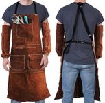 yeshine Welding Apron& Sleeves,Leat