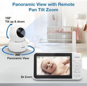 VTech Video Baby Monitor with 2 Cameras – Split Screen Display