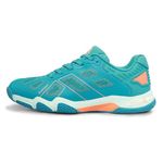 Nivia Verdict 2.0 Badminton Shoe for Men, Breathable Mesh with TPU Fusion Technology Upper, Non-Marking Sole, Ideal for Badminton, Volleyball, Squash, and Table Tennis (Teal Blue, UK08)