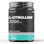 Carbamide Forte L Citrulline Powder 2000mg | Boosts Nitric Oxide, Pre Workout Supplements for Men & Women - Unflavoured - 100 SERVINGS - 200g