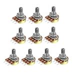 Electrobot 10K Ohm Linear Taper Rotary Potentiometer B10K (10 Pcs)