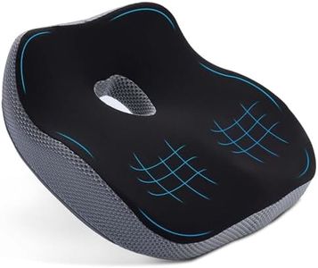 maimaizone Seat Cushion for Office Chair - Office Chair Cushion Improves Posture -Memory Foam Seat Cushion for Back Sciatica&Tailbone Pain Relief-Coccyx Seat Cushion for Desk Chair,Car Seat,Wheelchair