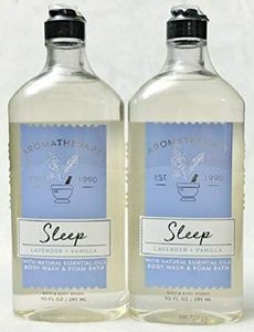 Bath & Body Works Aromatherapy SLEEP Lavender + Vanilla Body Wash & Foam Bath (2 Pack)