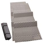 REDCAMP Closed Cell Foam Sleeping Pad for Camping, 22" Wide Lightweight Folding Camping Pad for Hiking Backpacking, 72"x22"x0.75", Grey 2 Packs