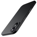 JETech Ultra Slim (0.35mm Thin) Case for iPhone 16 6.1 Inch, Camera Lens Full Protection, Lightweight Matte Finish PP Hard Minimalist Cover (Black)