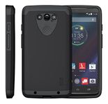 TUDIA Slim-Fit CYGEN Dual Layer Protective Case for Motorola DROID Turbo Ballistic Nylon Version Only (NOT Compatible with Metalized Glass Fiber Version) (Matte Black)