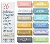 36-Pack of Paper Bookmarks for Wome