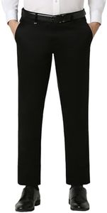 Van Heusen Men's Slim Pants (VHTFFSLBS04294_Black