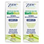 Zane Hellas MouthWash. Oral Rinse with Oregano Oil Power. Ideal for Gingivitis, Plaque, Dry Mouth, and Bad Breath. Alcohol and Fluoride Free. 100% Herbal Solution.2 fl.oz.-60ml.