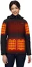 ORORO Women's Heated Jacket with 5 Heat Zones (Black, S)