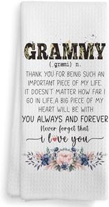 NOQL Grammy Kitchen Towels and Dishcloths, Grammy Gift, Gifts for Grammy, Grammy Gifts for Grandma, Grammie Gift Hand Towels Tea Towels for Bathroom Kitchen, 16×24 Inches