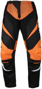 BIKING BROTHERHOOD Motocross Riding Pant Orange (XL)
