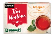 Tim Hortons Steeped Orange Pekoe Tea, Single Serve Keurig K-Cup Pods, 12 Count