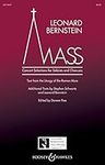 Mass: Concert Selections for Soloists and Chorus. solo voices (S & T), mixed choir (SATB), children's choir, percussion and chamber orchestra. Partition de chœur.