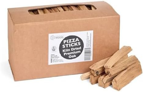 Certainly Wood Oak Pizza Sticks – Kiln Dried Kindling Wood for Small & Mini Pizza Oven – Quick to Light Hardwood Stick – Long Burn & High Temperature – Ready to Burn Accredited – Sustainably Sourced