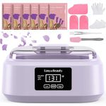 EasyinBeauty Paraffin Wax Machine for Hand and Feet, Touchscreen 3000ml Paraffin Wax Warmer with 6 Packs Lavender Wax (2.64 lbs), Paraffin Hot Wax Spa for Therapy, Paraffin Bath for Smooth & Soft Skin