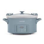 Crock-Pot Design Series 7-Quart Programmable Slow Cooker, Morning Haze Blue