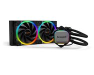 be quiet! Pure Loop 2 FX 240mm CPU Liquid Cooler for Intel Core i3 / i5 or AMD Ryzen 3/5 | ARGB LED Illumination | 2X Light Wings PWM High Speed Fan | Black | BW013