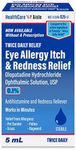 HealthCareAisle Eye Allergy Itch & Redness Relief - Olopatadine Hydrochloride Ophthalmic Solution USP, 0.1% – 5mL – Eye Allergy & Redness Relief Drops