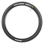 29 X2.10 RALSON Tyres | Explorer Vasco Mountain Bicycle Nylon Black Tyre | Light Weight and Stable Cornering for Better Grip |