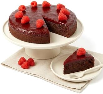 Andy Anand Luxurious Sugar-Free Raspberry Chocolate Truffle Cake, 9" Handcrafted with Real Chocolate & Cream, Perfect for Desserts Lovers (2.8 lbs)