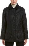 Barbour Women's Classic Beadnell Wax Jacket, Navy, 22