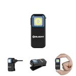 OLIGHT Oclip EDC Flashlight with Magnetic, Dual Light Sources 300 lumens Rechargeable Pocket Light, Easy to Attach and Clip-on for Hiking, Camping, Emergency, and Daily Use(Black)