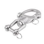 316 Stainless Steel Snap Shackles Quick Release Swivel Jaw Snap Sailing Shackle for Sailboat Spinnaker Halyard(128mm)quick release shackle