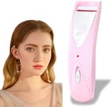 SHEBEEDO Electric Eyelash Curler Heated Eyelash Curler for Quick Heat Long-Lasting Lash Curler No Lashes Damage Heated Curler for Lashes Premium Eyelash Curler Heated Lifted Lashes 24 Hours (Pink)