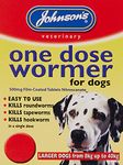 Johnson's One Dose Easy Wormer for Dogs and Puppies, 8 - 40 kg