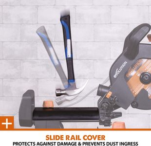 Evolution Sliding Mitre Saw – R210SMS+ Compact, Multi-Material Cutting