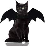 Malier Halloween Costume for Cat Dog, Dog Cat Halloween Costume Bat Wings Cosplay Costume for Small Medium Large Cats and Dogs (Large)