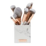 BH STUDIO PRO makeup brush set, BH Signature Rose Gold 13 Piece Brush Set with Holder (white)